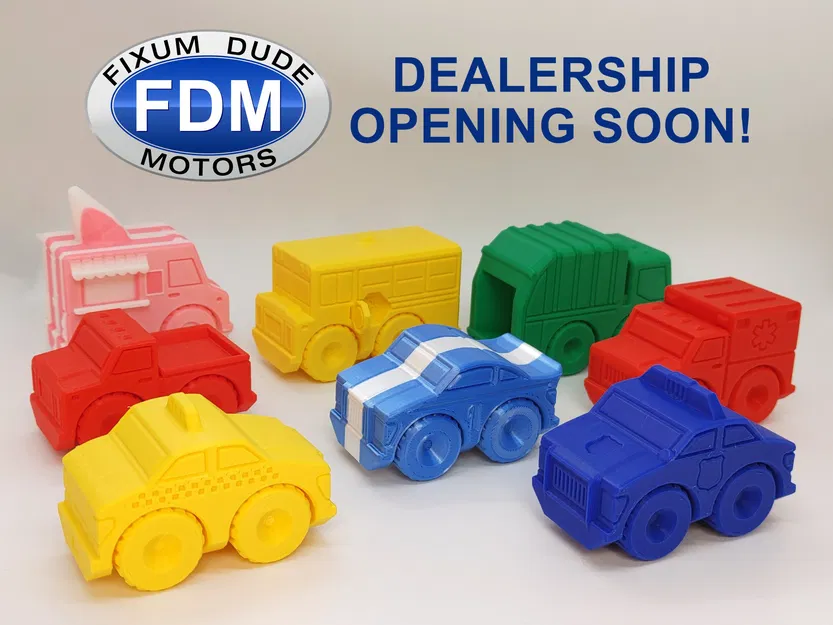 Xe cảnh sát in sẵn với bánh xe xoay từ Fixum Dude Motors - Image 7