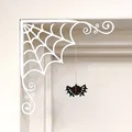 Trang trí Halloween mạng nhện góc với nhện từ tính - Thumbnail 1
