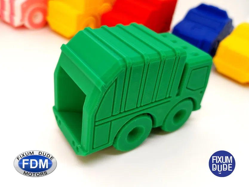 Xe rác in sẵn Fixum Dude Motors với bánh xe xoay - Image 4