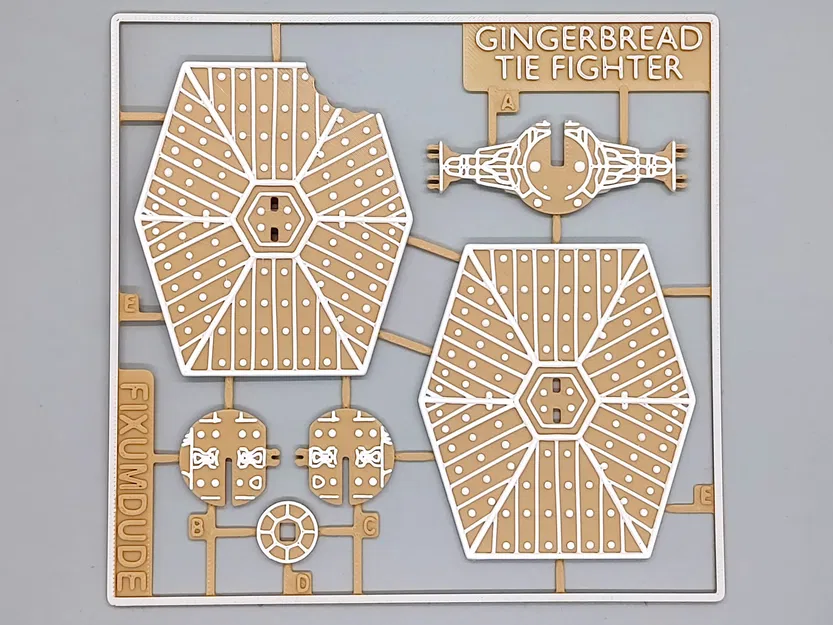 Bộ thẻ TIE Fighter bánh gừng Star Wars - Image 1