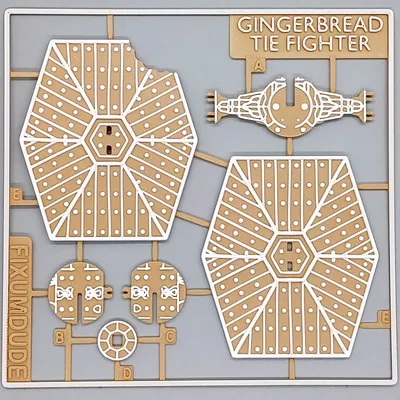 Bộ thẻ TIE Fighter bánh gừng Star Wars
