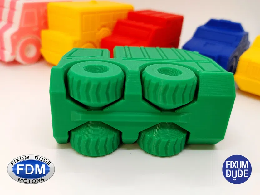 Xe rác in sẵn Fixum Dude Motors với bánh xe xoay - Image 6