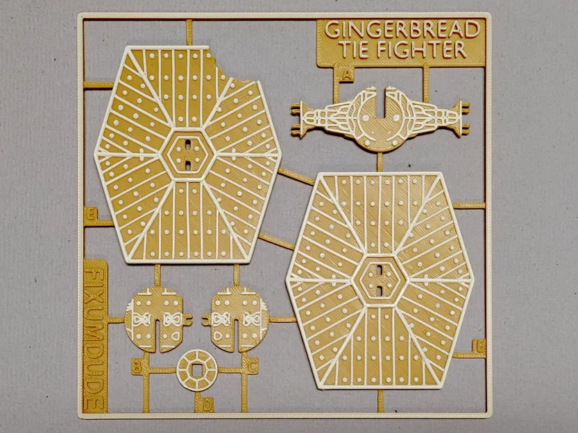 Bộ thẻ TIE Fighter bánh gừng Star Wars - Image 4