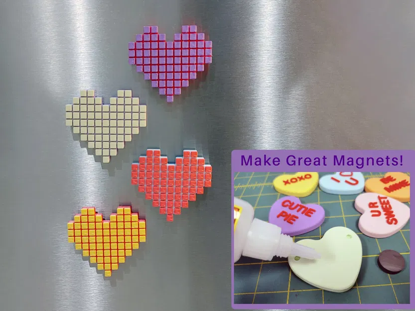 Dây trang trí trái tim Valentine nhiều màu sắc ghép lại - Image 3