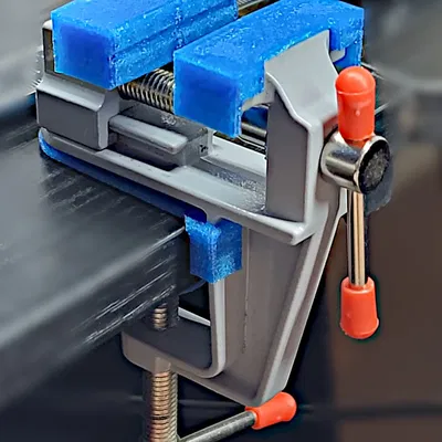 Kẹp kim loại nhỏ 30mm với hàm TPU mềm và phụ kiện