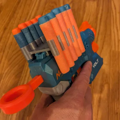 Giá đỡ 10 viên đạn cho súng Nerf trên ray chiến thuật