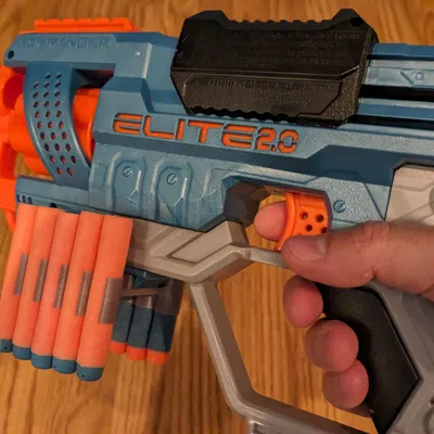 Giá đỡ 10 viên đạn cho súng Nerf trên ray chiến thuật