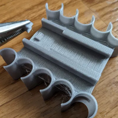 Giá đỡ 10 viên đạn cho súng Nerf trên ray chiến thuật