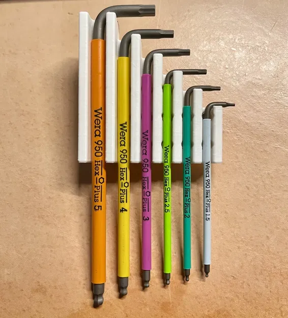 Giá đỡ từ tính cho bộ chìa khóa Allen Wera trên bảng ghim Skadis - Image 2