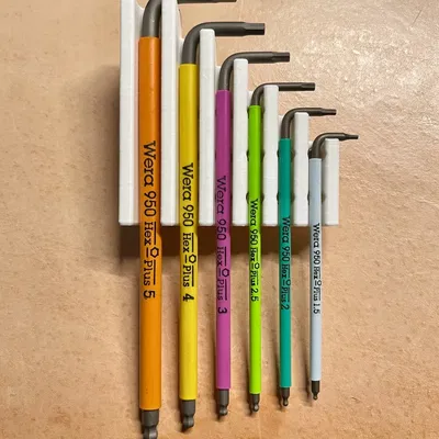 Giá đỡ từ tính cho bộ chìa khóa Allen Wera trên bảng ghim Skadis