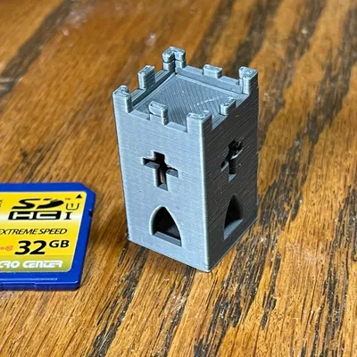 Lâu đài nhỏ đơn giản cho bàn chơi tabletop