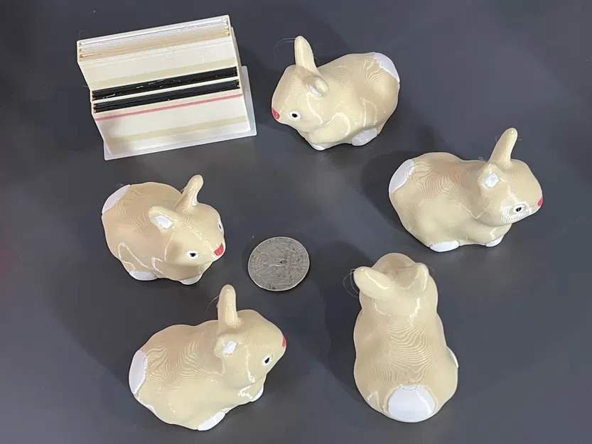 Mô hình thỏ con dễ thương với khả năng giữ nhẫn - Image 7