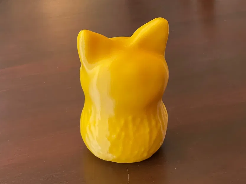 Cú vàng may mắn làm từ đất sét thời tiểu học - Image 7