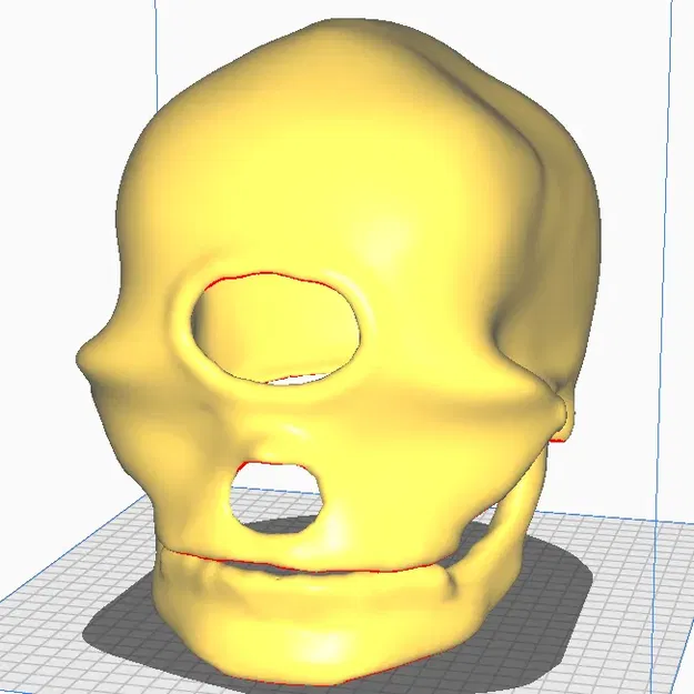 Đầu lâu cyclops độc đáo cho mùa thu và Halloween - Image 1