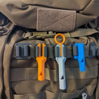 **Còi khẩn cấp QUICK-CLIP: Còi tiêu chuẩn và còi dạng thấp**