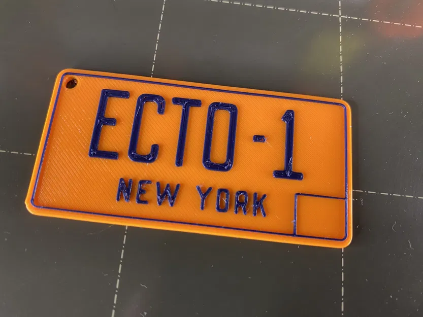 Móc khóa biển số Ecto-1 của Ghostbusters - Image 1