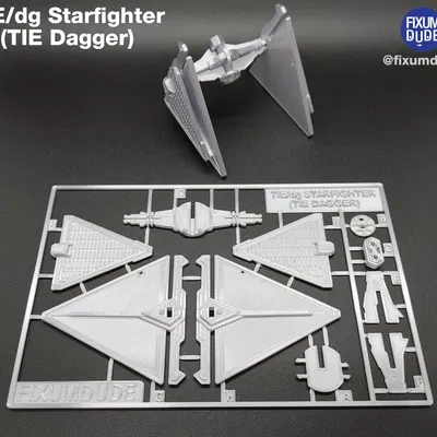 Mô hình TIE Dagger (TIE Starfighter) trong Star Wars: Episode IX