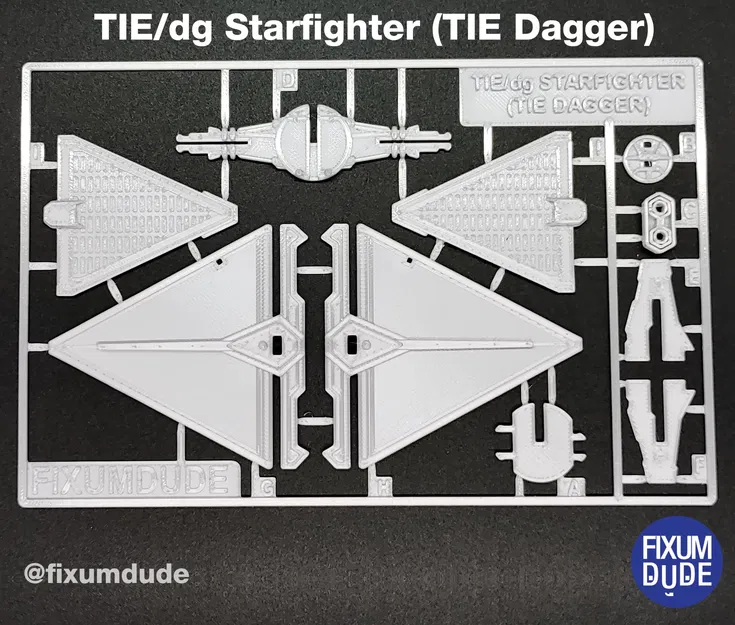 Mô hình TIE Dagger (TIE Starfighter) trong Star Wars: Episode IX - Image 3