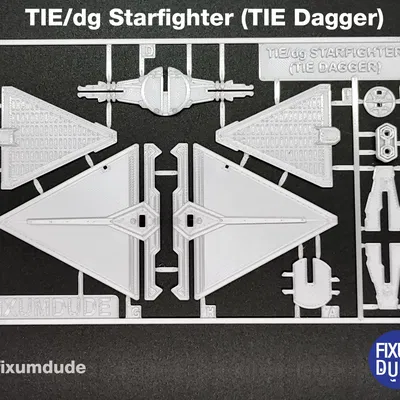 Mô hình TIE Dagger (TIE Starfighter) trong Star Wars: Episode IX