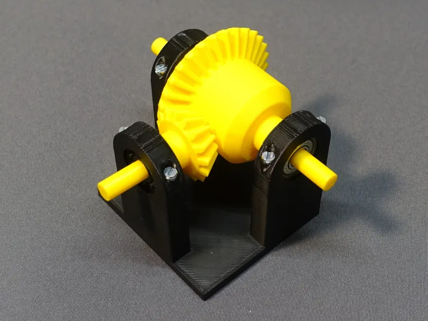 Mô hình hộp số vi sai khóa trong ô tô - Image 2