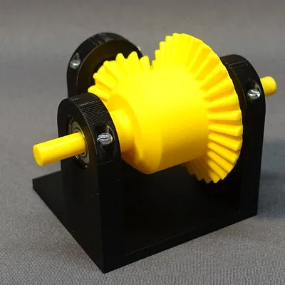 Mô hình hộp số vi sai khóa trong ô tô