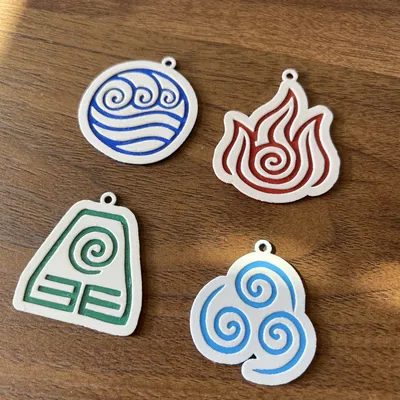Chìa khóa hình các nguyên tố trong Avatar: The Last Airbender