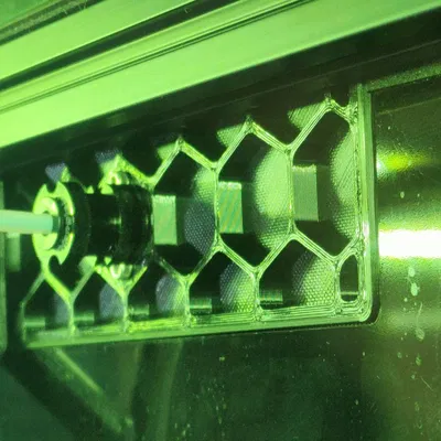 Nắp che ống xả Voron 2.4 sử dụng phần thừa Rapido