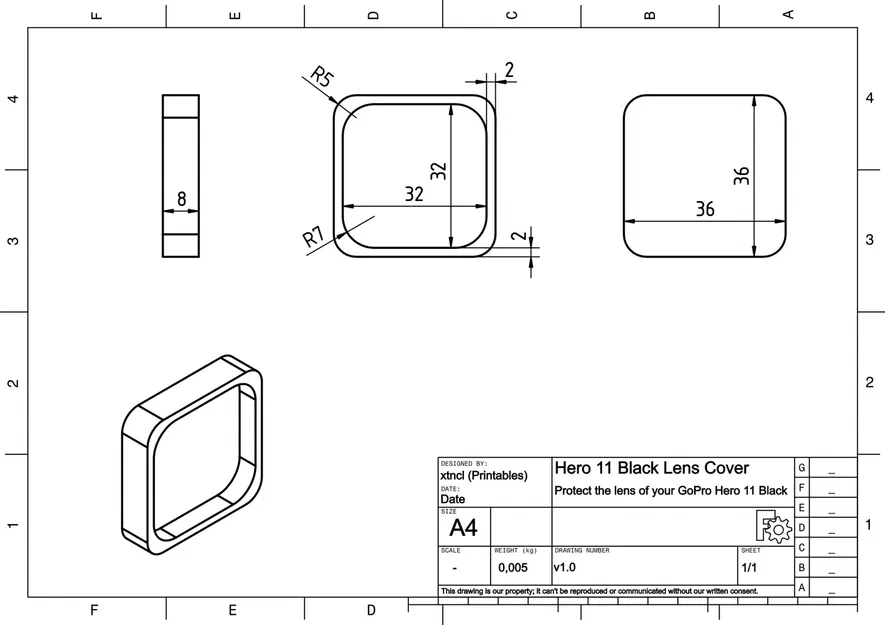 Bảo vệ ống kính GoPro Hero 11 Black khỏi trầy xước - Image 5