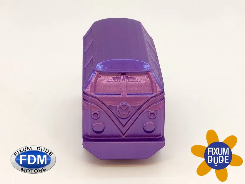 Xe buýt VW cổ điển với bánh xe xoay in sẵn - Image 6