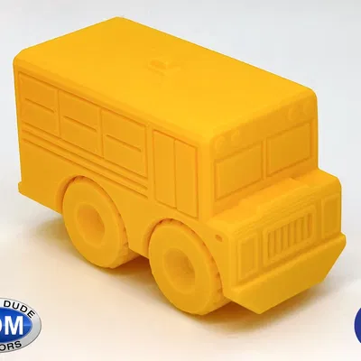 Xe buýt trường học in tại chỗ Fixum Dude Motors