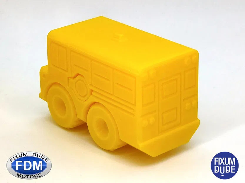 Xe buýt trường học in tại chỗ Fixum Dude Motors - Image 5