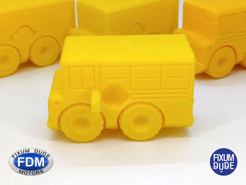 Xe buýt trường học in tại chỗ Fixum Dude Motors - Image 6