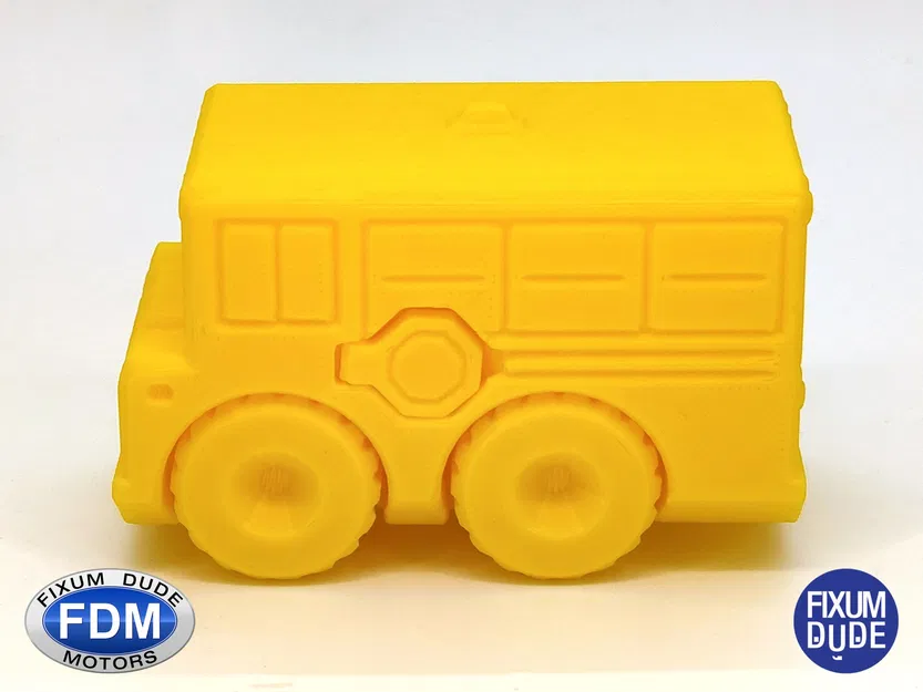 Xe buýt trường học in tại chỗ Fixum Dude Motors - Image 7
