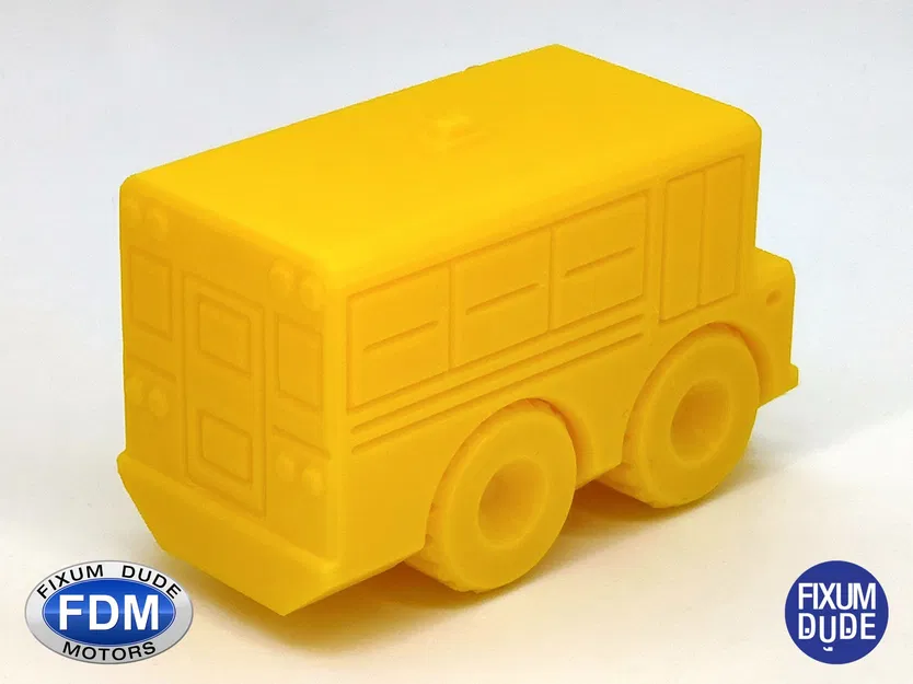 Xe buýt trường học in tại chỗ Fixum Dude Motors - Image 9