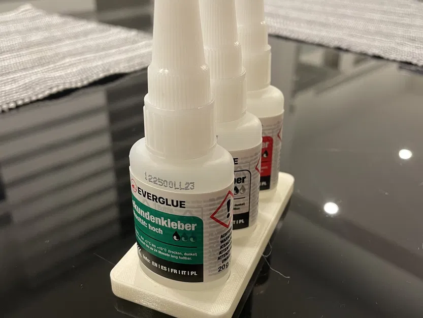 Giá đỡ tray cho ba chai keo Everglue - Image 1