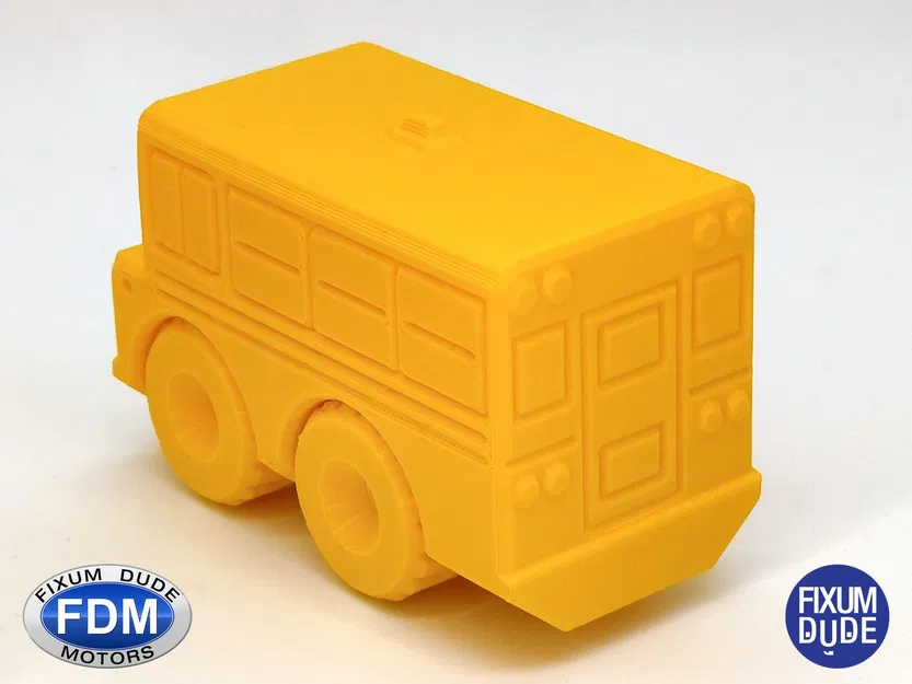 Xe buýt trường học in tại chỗ Fixum Dude Motors - Image 11