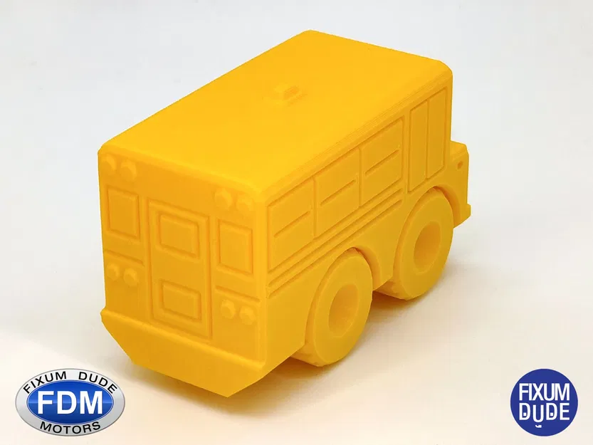 Xe buýt trường học in tại chỗ Fixum Dude Motors - Image 13