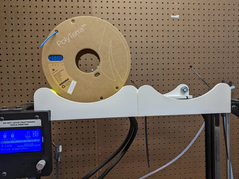 Giá đỡ cuộn filament LulzBot Taz với vòng bi 608 - Image 1