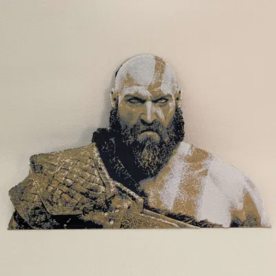 Kratos - Thần Chiến Tranh từ HueForge