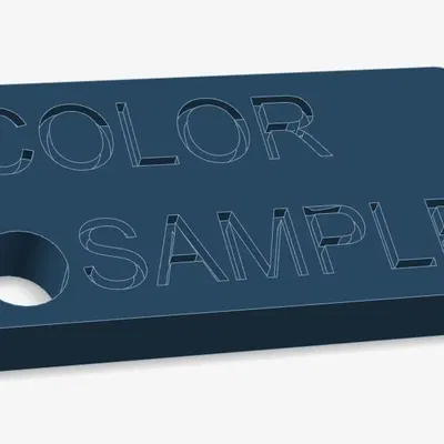 Mẫu thẻ màu filament cho bộ sưu tập của bạn