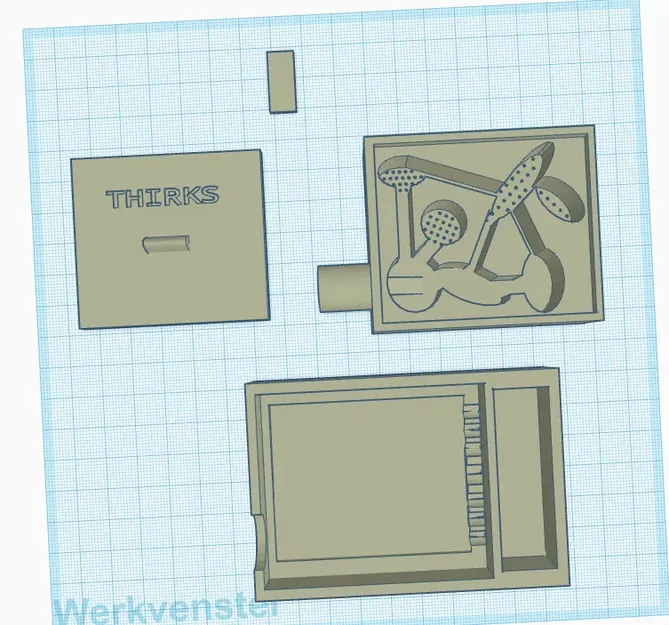 Tổ mối hoàn chỉnh với bể chứa nước và nắp đậy - Image 1