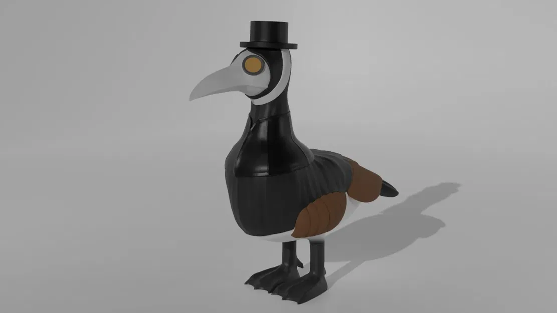 Ngỗng bác sĩ dịch tễ Canada trong trang phục đáng sợ - Image 6