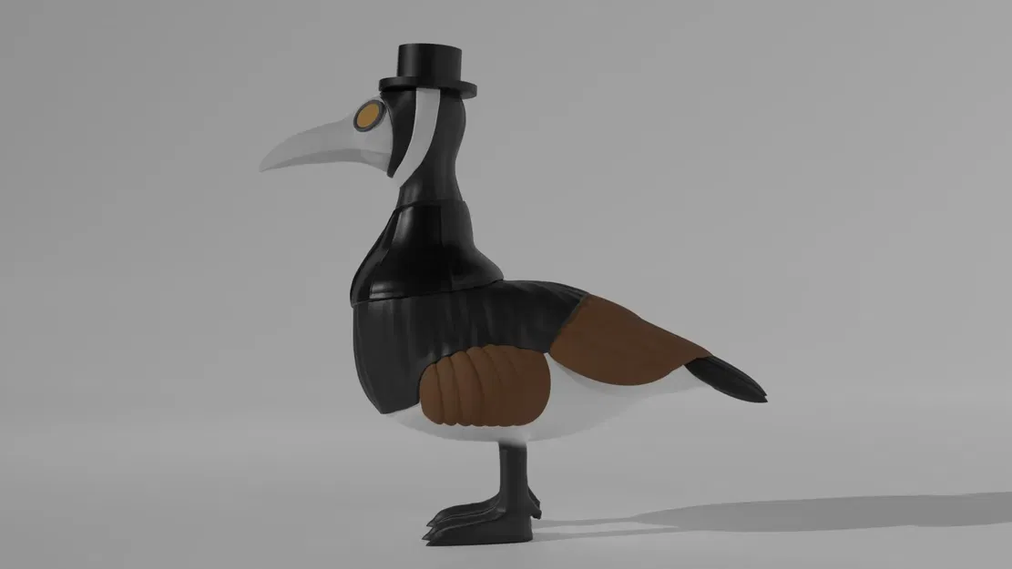 Ngỗng bác sĩ dịch tễ Canada trong trang phục đáng sợ - Image 7