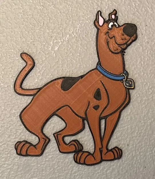 Nam châm Scooby-Doo nhiều màu sắc 6 màu - Image 1