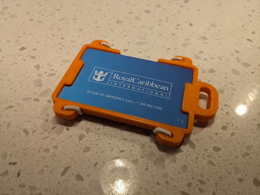 Giá đỡ thẻ ID với lỗ treo chìa khóa và dây đàn hồi - Image 4