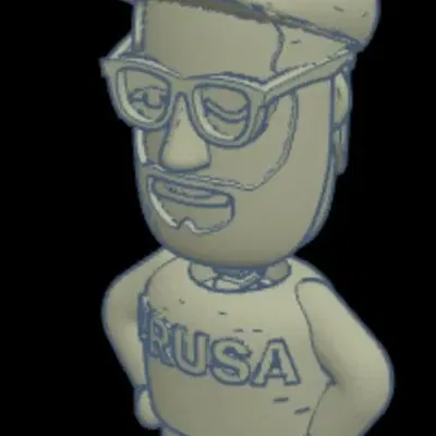 Nhân vật đầu lắc Mini Joe Prusa dễ thương