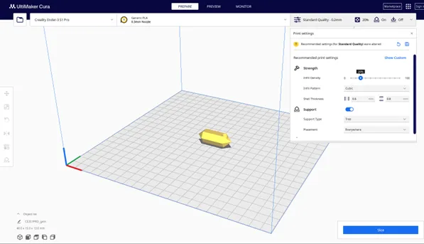 Chìa khóa đèn LED phát sáng hình tinh thể - Image 2