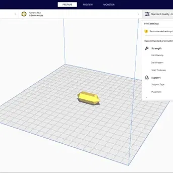 Chìa khóa đèn LED phát sáng hình tinh thể
