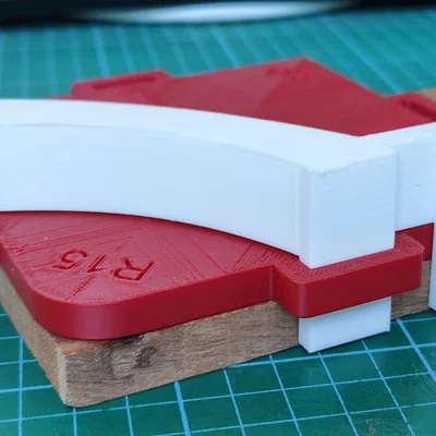 Mẫu khuôn router góc có thể điều chỉnh nhiều kích thước