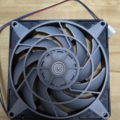 Lưới quạt 120mm tối giản cho máy tính